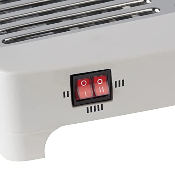 Jata TT5016 Quarz-Toaster XXL (35 x 25 cm) mit 5 Quarzstäben, Möbel und Grill aus Edelstahl, 3 Heizleistungen, herausnehmbare Krümelschublade, 1000 W – Bild 5