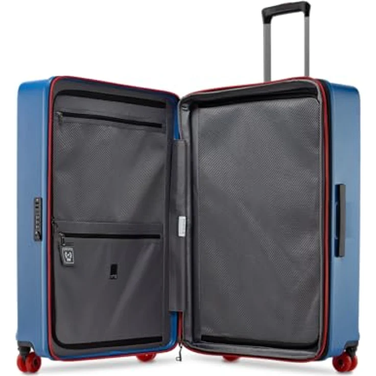 Stratic Buzz 4 Rollen Trolley L, 75 cm, blau, aus 100% Polycarbonat – Bild 6