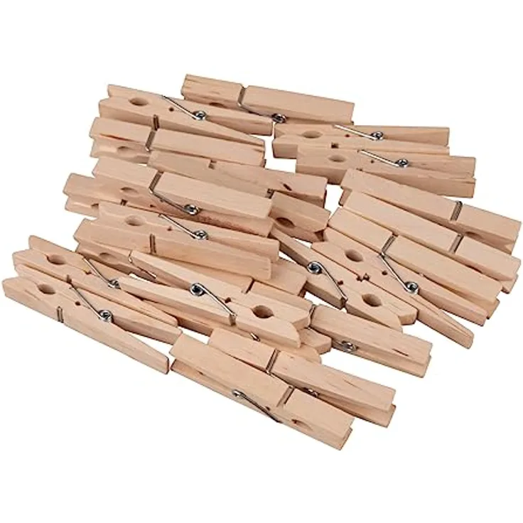 Rayher Holz Wäscheklammern, FSC 100%, 7,2cm, SB-Btl. 24Stück, 64586505