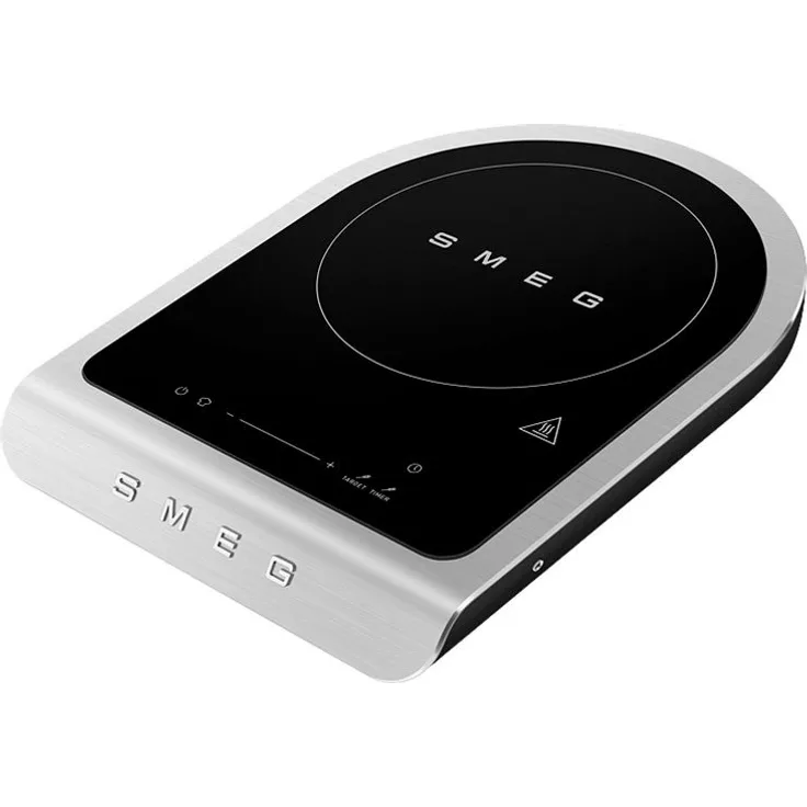 Smeg Einzel-Induktionskochplatte PIC01BLMEU, Touch-Control Slider Bedienung, 9 Leistungsstufen, Booster, Timer bis 99 min, blau