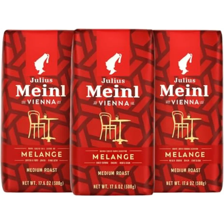 Julius Meinl Vienna Melange Kaffeebohnen, 100% Arabica, 1000 g, für Vollautomaten, ausgewogenes Aroma – Bild 1