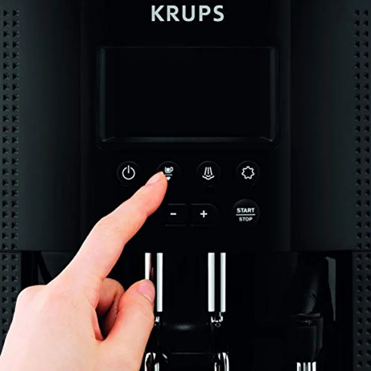 Krups YY8135FD Espressomaschine, vollautomatisch, kompakt, mit Display, Schwarz – Bild 3