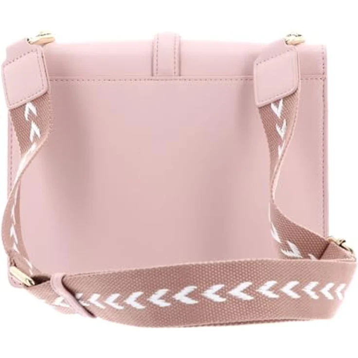 Seidenfelt Lilla Ro Umhängetasche 28 cm, Polyurethan, pink, mit abnehmbaren Umhängeriemen – Bild 3