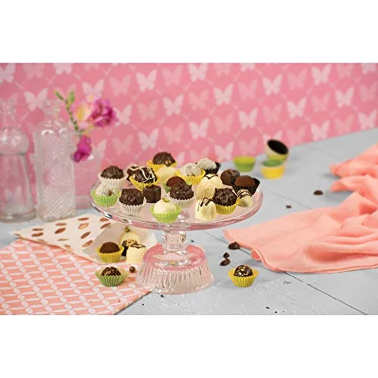 KAISER Papier-Pralinenförmchen 200 Stück Ø 3,5 cm Ptisserie hochwertiges leicht ablösbares Papier fettdicht attraktive Farben – Bild 9