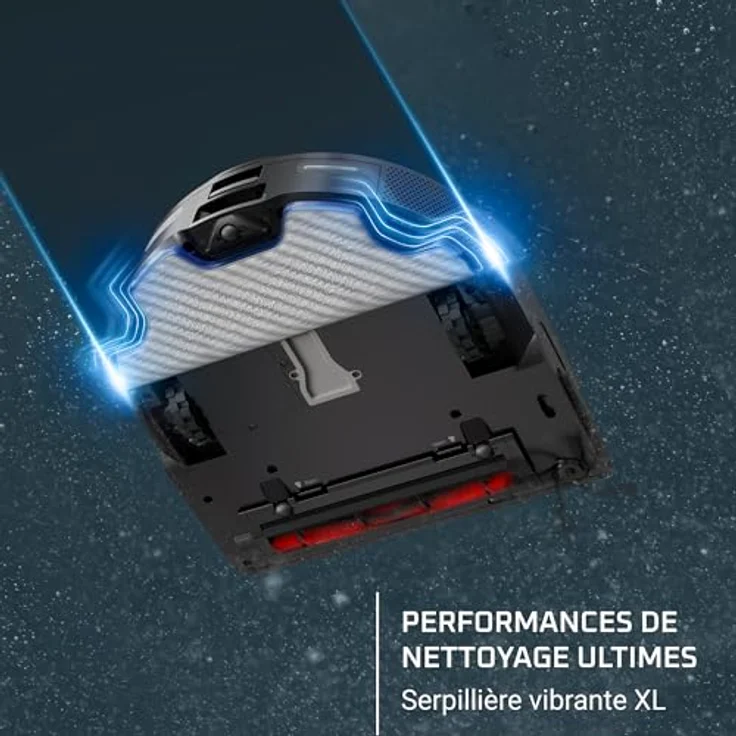 Rowenta RR9695 X-Plorer Serie 240+ AI Roboterstaubsauger, Tier- und Allergie-Modell mit extra großer Elektrobürste und vibrierendem Mopp, rechteckiges Design für gründliche Reinigung in Ecken und Kanten – Bild 2