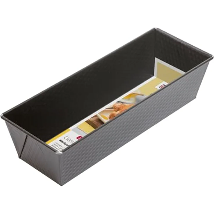 Kaiser Classic Königskuchenform 30 x 11 x 8 cm, Kastenform antihaftbeschichtet, gleichmäßige Bräunung, mit Rezept – Bild 6