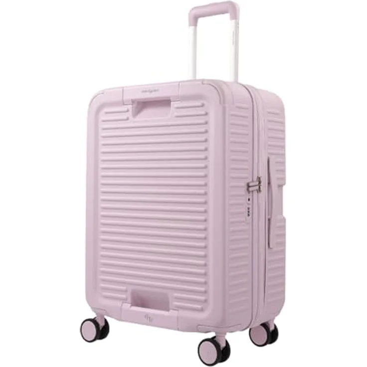 Hedgren Raku 4-Rollen Trolley 65.5 cm in Rosa mit Dehnfalte, 100% Polycarbonat – Bild 2