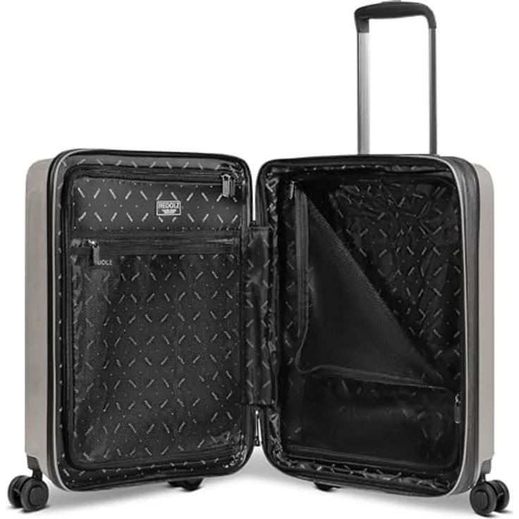 REDOLZ Handgepäck mit Laptopfach | Ultra-Leichter Koffer 40 x 23 x 55 cm & Frontöffnung | von 45 auf 55 Liter erweiterbar | nur 3,2 kg (Essentials 14) – Bild 4