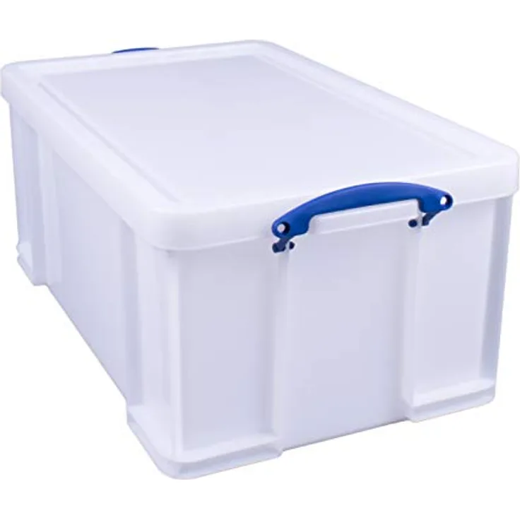 Really Useful Aufbewahrungsbox aus Kunststoff, 64 l, Weiß