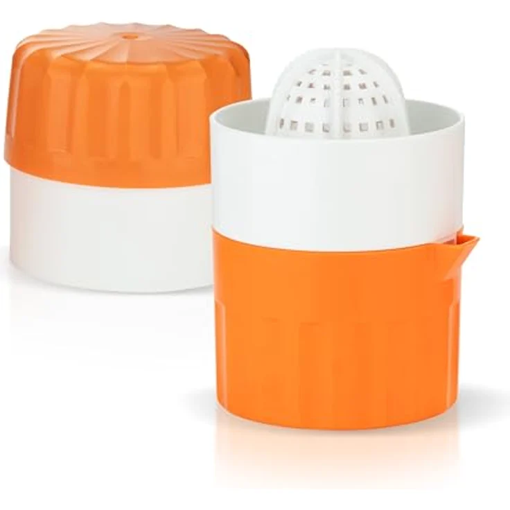 Börner Saftpresse, Saftpresse für Orangen, Entsafter ' Germany, Orange Farbe – Bild 10