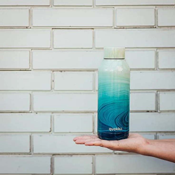 Quokka SOLID OCEAN, Thermosflasche aus Edelstahl 510 ml, doppelwandig isoliert, BPA-frei, Anti-Leak-Verschluss, korrosionsbeständig – Bild 2