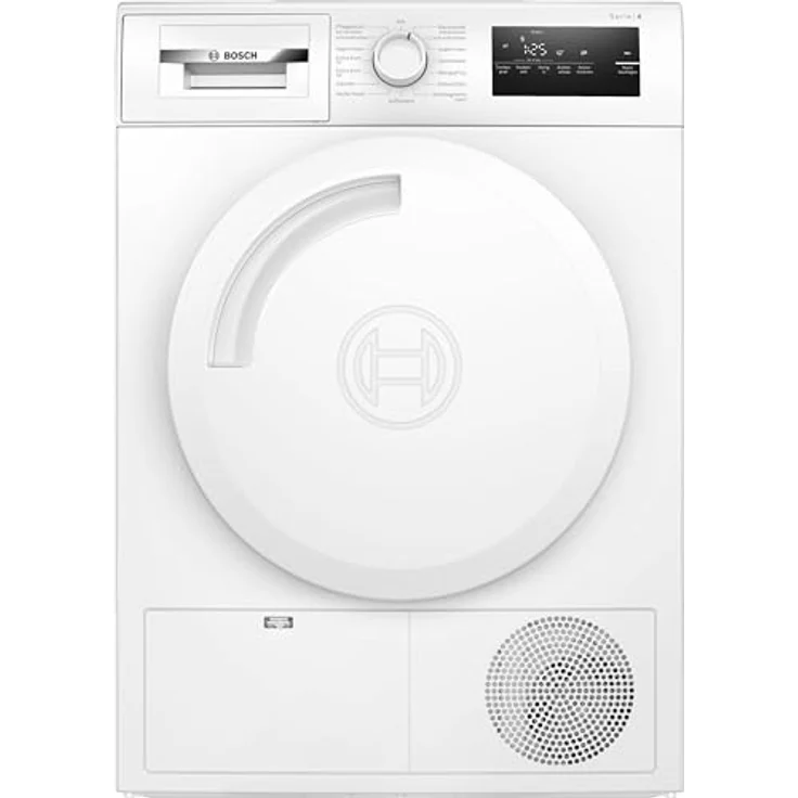 Bosch Hausgeräte WTN83203 Serie 4 Kondenstrockner, 8 kg, Auto Dry: optimale Trocknung, Anti-Vibration-Design: mehr Standfestigkeit, Rekordverdächtig schnell, Sensitive-Drying-System – Bild 1