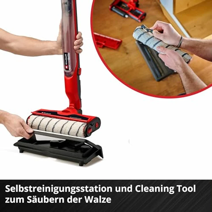 Einhell EINHELL Akku-Hartbodenreiniger CLEANEXXO Kit (1x), 18V Power, BOOST-Modus, blau – Bild 7