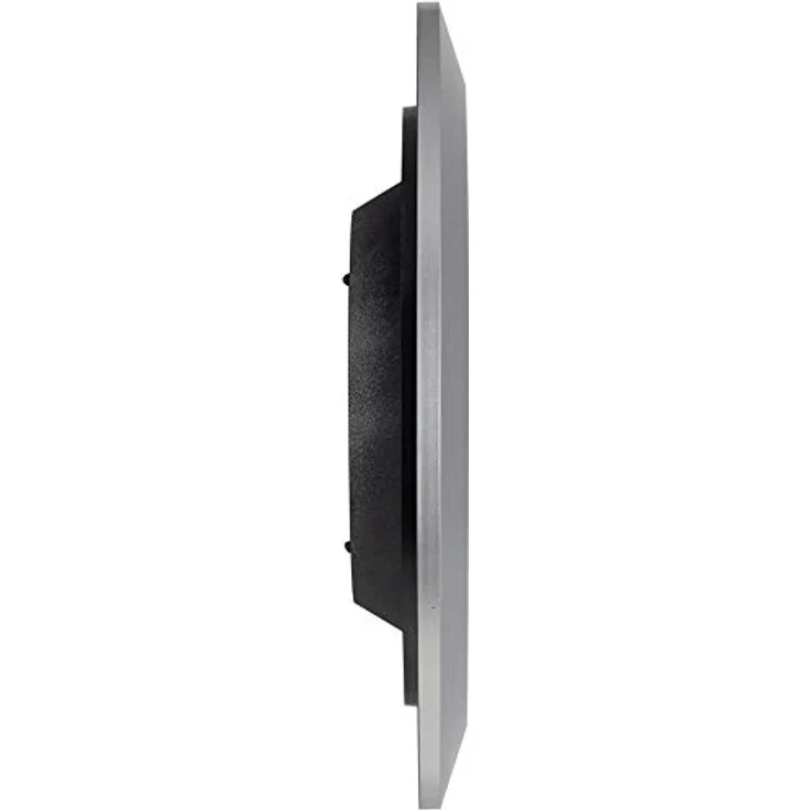 EUROTIME 56004 Funk Wanduhr 34cm x 5cm Silber – Bild 4