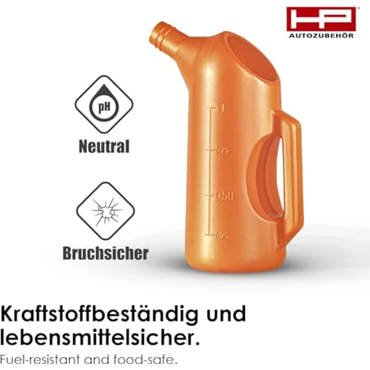 HP-AUTOZUBEHÖR Messbecher Kunststoff-Meßkanne 11370, öl- und säurebeständig mit Maßanzeige und großer Einfüllöffnung, lebensmittelecht und kraftstoffresistent – Bild 5