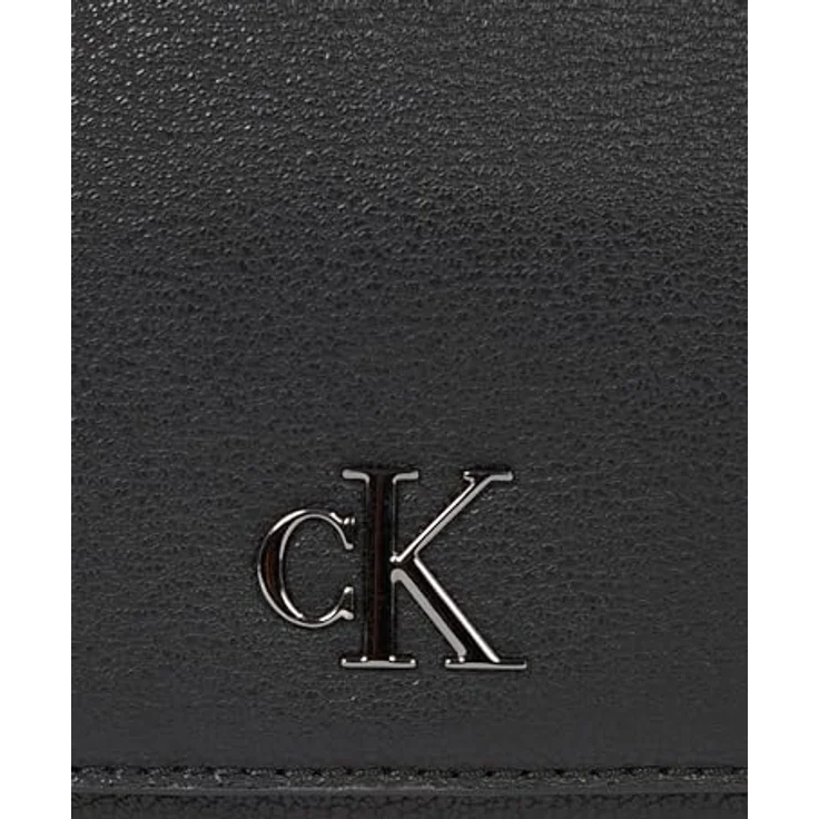 Calvin Klein Jeans Umhängetasche MINIMAL MONOGRAM CAMERA BAG18, Polyester Polyurethan (PU), Damen Schultertasche, Black/Shiny Gunmetal – Bild 4