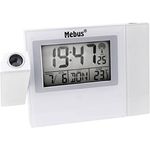 Mebus 42421 Doppel Projektions-Funkwecker mit Alarmfunktion und großem Display