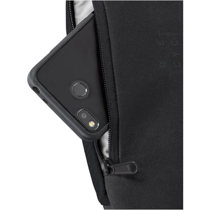 VAUDE Umhängetasche CityMove Black, urbane Hüft- und Crossbody Tasche aus recycelten Materialien mit Diebstahlschutz, verstellbarem Schultergurt und übersichtlicher Innenaufteilung – Bild 7