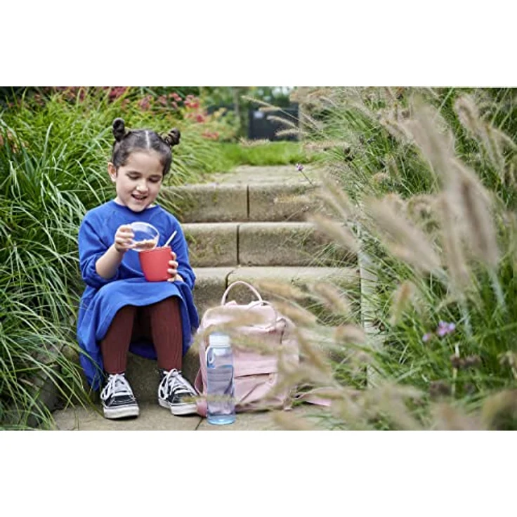 Mepal - Mini Lunchpot Ellipse - Praktischer Müslibecher, Joghurtbecher, To Go Becher - Geeignet für Tiefkühler, Mikrowelle & Spülmachine - 300 ml - Nordic Denim – Bild 4