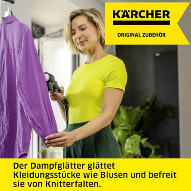 Kärcher Dampfglätter, Kunststoff, passend für alle Kärcher Dampfreiniger, besonders trockener und heißer Dampf, schwarz – Bild 2
