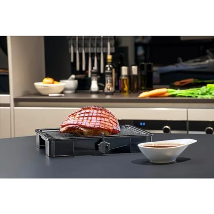 Zenker Universalbräter SRT, Bratpfanne mit patentierter Bratensaft-Funktion, 39 x 33 cm, 3 l, emaillierte Oberfläche – Bild 8