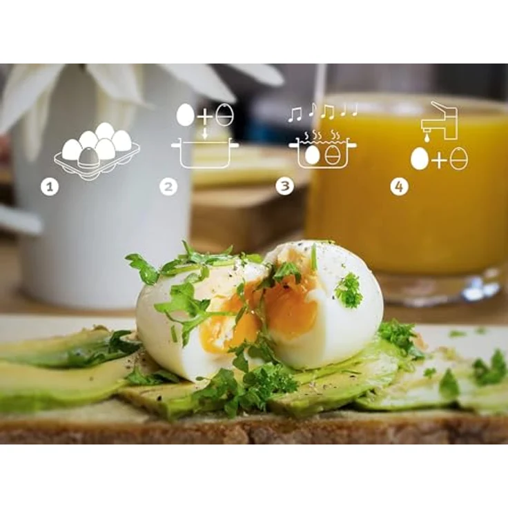 Brainstream Kinder PiepEi, Eieruhr zum mitkochen, Spielt 3 Melodien für 3 Härtegrade, A004619 – Bild 3