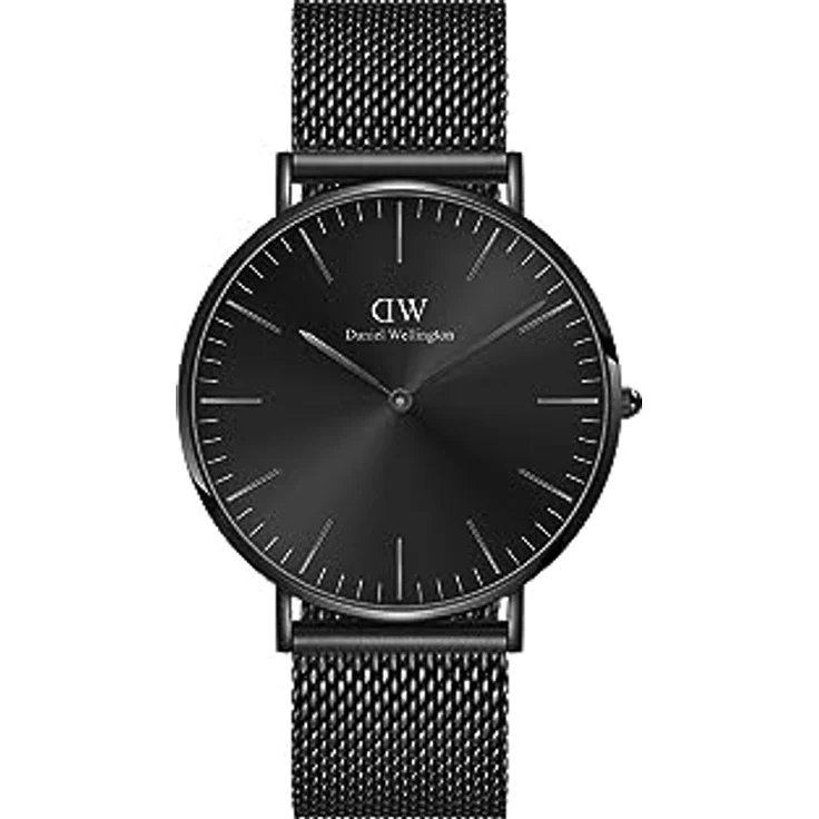 Daniel Wellington Classic Uhr 40mm Stainless Steel (316L) Black, Japanese Quartz Movement, bis 3ATM – Bild 1