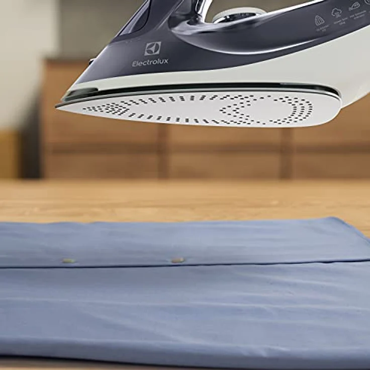 Electrolux Bügeleisen Refine 600 E6SI1-2MN, Dampfbügeleisen mit kratzfester GLISSIUM 175-Sohle, selbstreinigend, Anti-Tropffunktion, Misty Navy – Bild 5