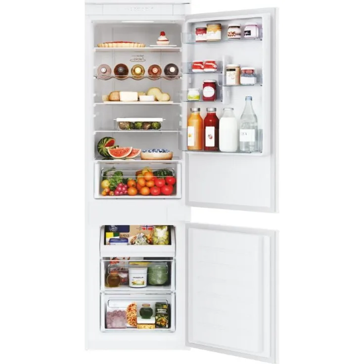 Candy Fresco CBT3518EW, Integrierbarer Kühlschrank mit 248 l Nutzinhalt, Weiß, NoFrost-Funktion, Energieeffizienzklasse E