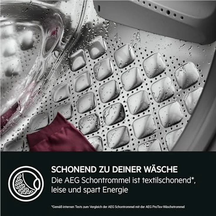 AEG LWK6A50680 Waschtrockner Serie 6000 / Wash2Dry mit 5 Kombi-Programmen / 8 kg Waschen / 4 kg Trocknen / Mengenautomatik / 1600 U/min / Weiß – Bild 5