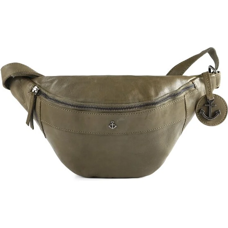 Harbour 2nd Anchor Love Jamie Gürteltasche, 100% Leder, 34 cm, oliv