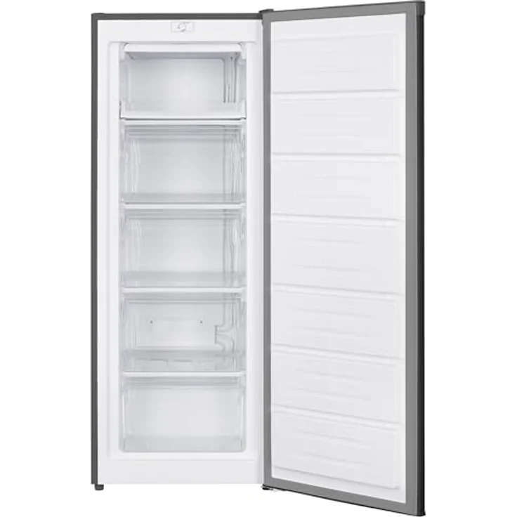 homeX FS1681E-S Gefrierschrank, 168L Nutzinhalt, 4-Sterne Gefrierleistung, freistehend, leise, silber – Bild 13