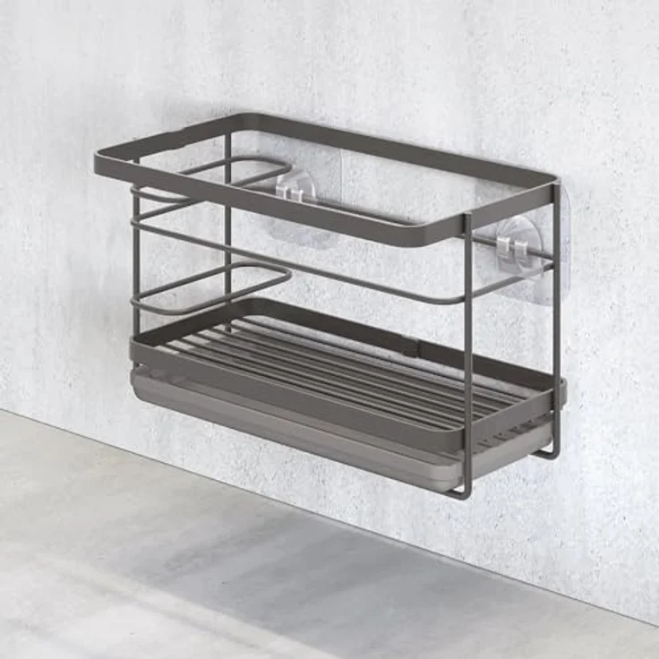 Metaltex 352900000 küchenhalter, Stahl, Schwarz – Bild 1