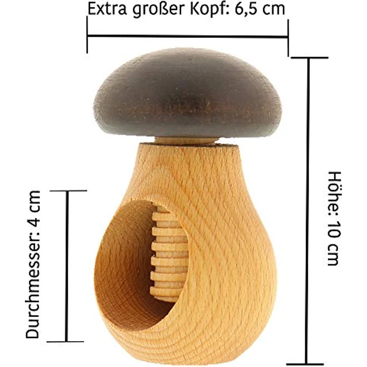 Nussknacker Pilz, mit Schraubgewinde – Bild 6