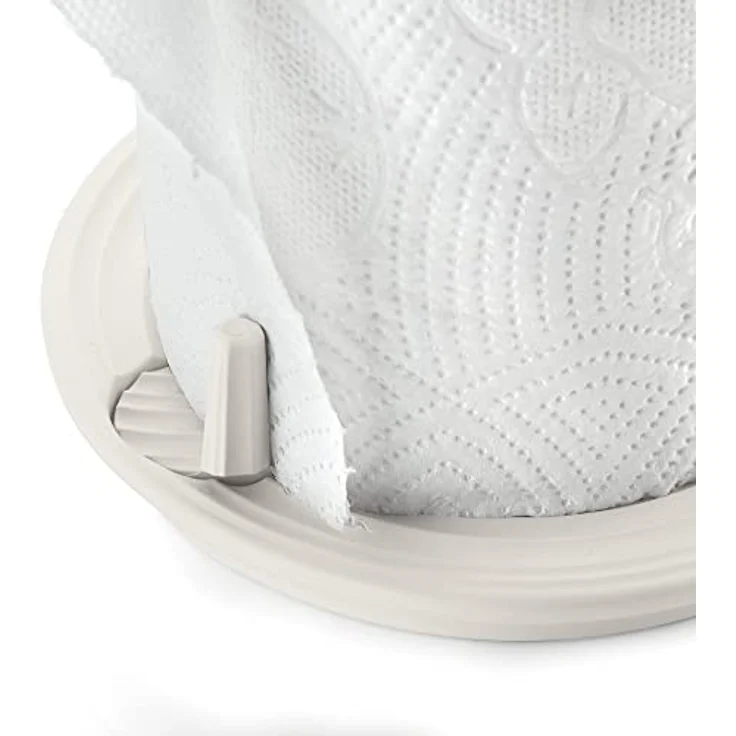 Guzzini - Tierra, ROLL&TEAR Universal-Küchenrollenhalter - Milchweiß, Ø 17xh 30,4 cm - 180200156 – Bild 3