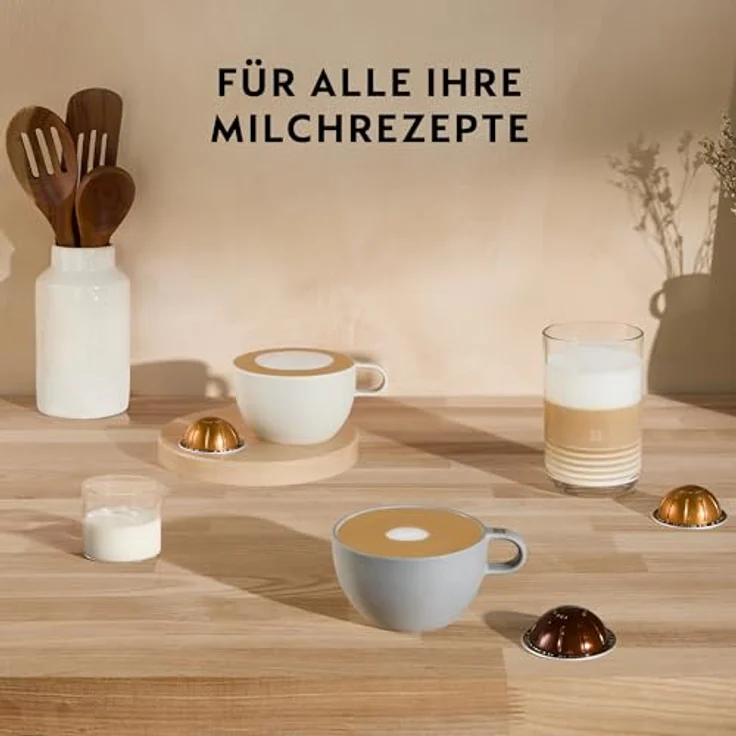 Krups Nespresso XN9031 Vertuo Plus Kaffeekapselmaschine, weiß, 1,1 Liter Wassertank – Bild 8