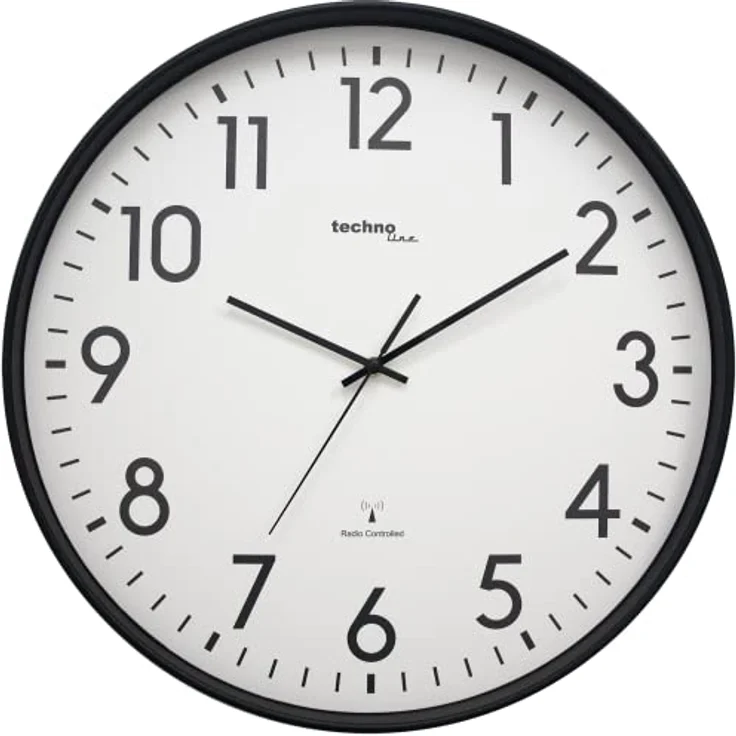 Technoline XXL Funkwanduhr WT8998, 50 cm, Bahnhofsuhr, XXL Wanduhr, – Bild 1