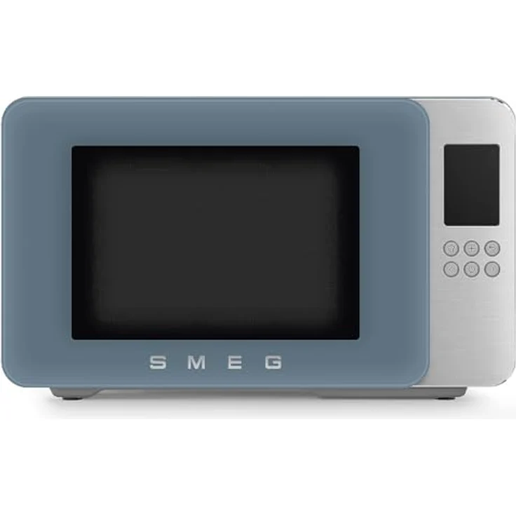 Smeg MOC01SBMEU, Kombi-Tisch-Mikrowelle mit Grillfunktion, Inverter-Technologie, storm bleu – Bild 1