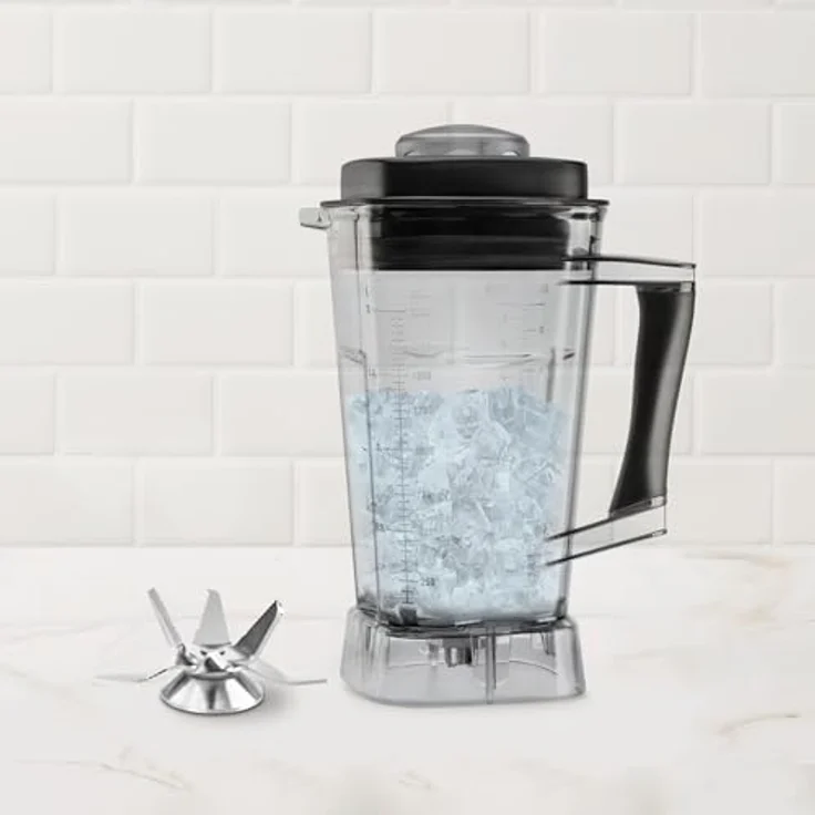Ufesa Mystiz Topaz Standmixer, 2000W Leistung, 2L Tritan-Krug, Elektronische Geschwindigkeitssteuerung, Touchscreen, 6 Edelstahlklingen, 8 Automatische Programme, Eiszerkleinerer – Bild 3