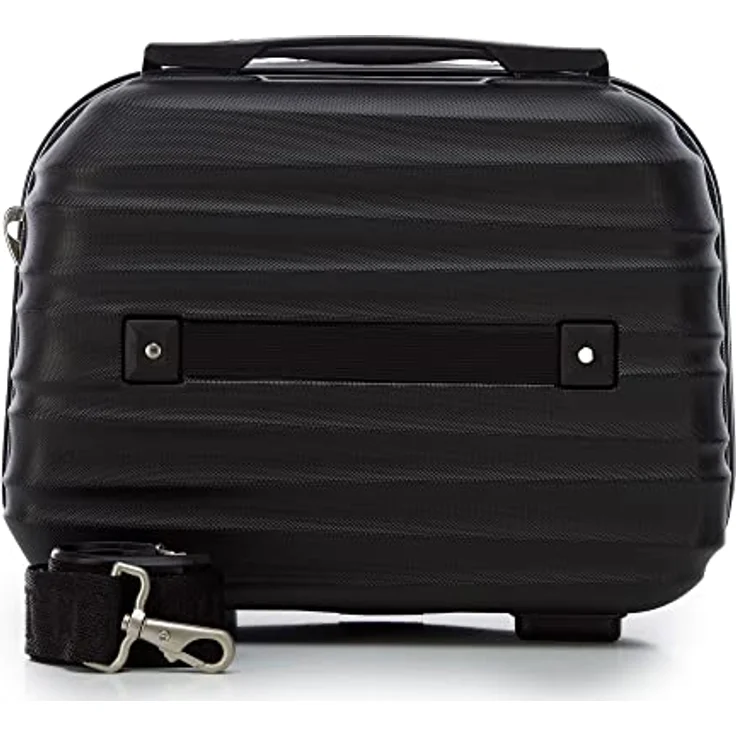 WITTCHEN Kosmetikkoffer Schwarz ABS Hartschalen aus der Groove Line Kollektion – Bild 3