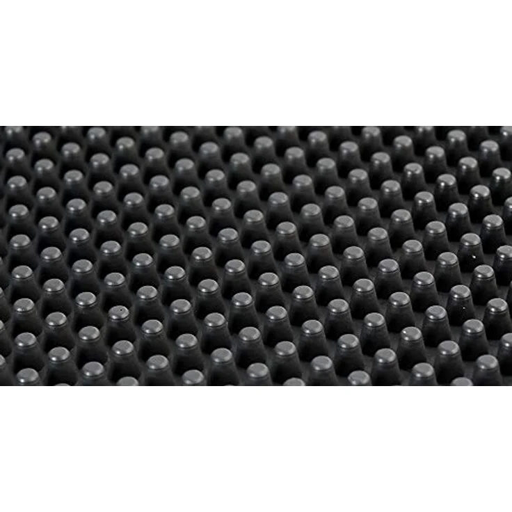 Abtropfmatte Geschirr Trocken-matte Geschirrtrocknungsmatten 45x30x1cm Schwarz 8637 – Bild 5