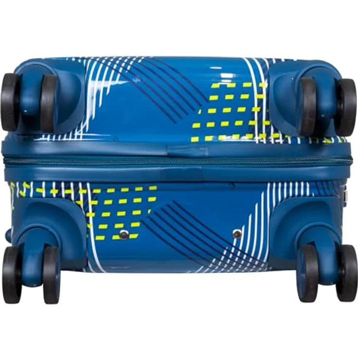 Trendyshop365 Trolley Koffer Ravenna, Polycarbonat, 4 Rollen, Print-Design, 3 Größen, 4 Farben, Zahlenschloss – Bild 4