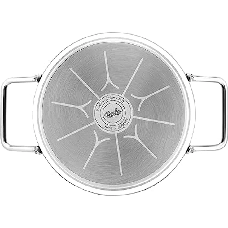 Fissler Adamant / Aluminium-Kochtopf (Ø 24 cm, 4,9L) Töpfe-beschichtet mit Metall-Deckel, antihaftend - Induktion – Bild 4
