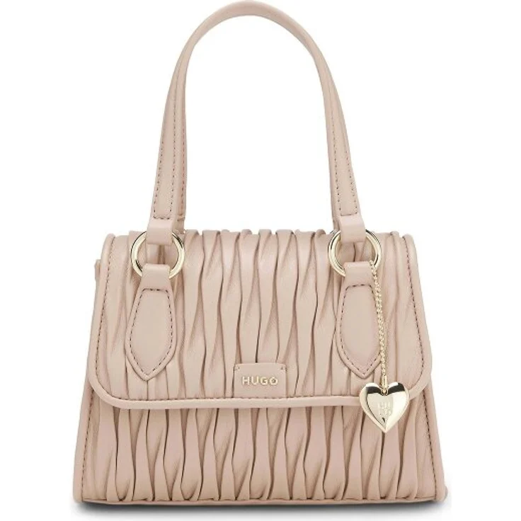 Hugo Clioh Mini Bag Handtasche, beige, 14 cm x 5 cm x 8.5 cm, 100% Polyester