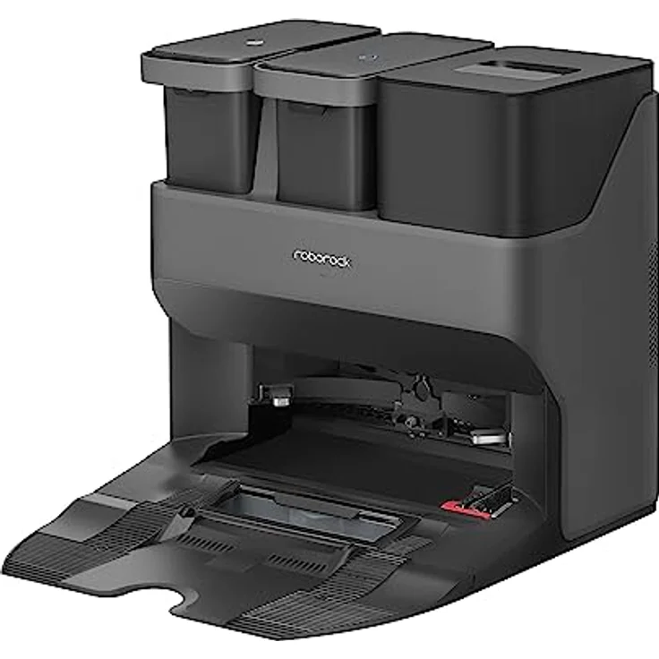 Roborock S7 Max Ultra, Saugwischroboter mit 5500 Pa Saugleistung, selbstentleerender Absaugstation, Ultraschall-Wischsystem, Schwarz-Grau – Bild 28
