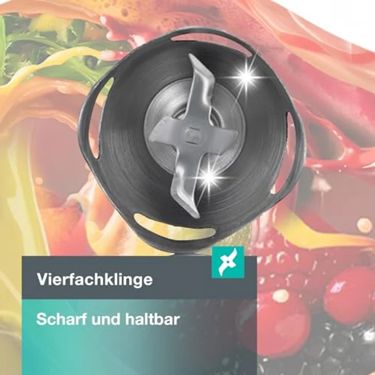 Gorenje HBX602RLBK Stabmixer RetroLine Schwarz, 2 Geschwindigkeitsstufen, Messbecher und Schneebesenaufsatz, 600 W – Bild 5