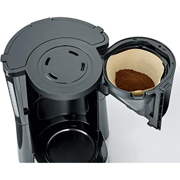 SEVERIN KA 4815 Type Kaffeemaschine (Für gemahlenen Filterkaffee, 10 Tassen, Inkl. Glaskanne) schwarz – Bild 5
