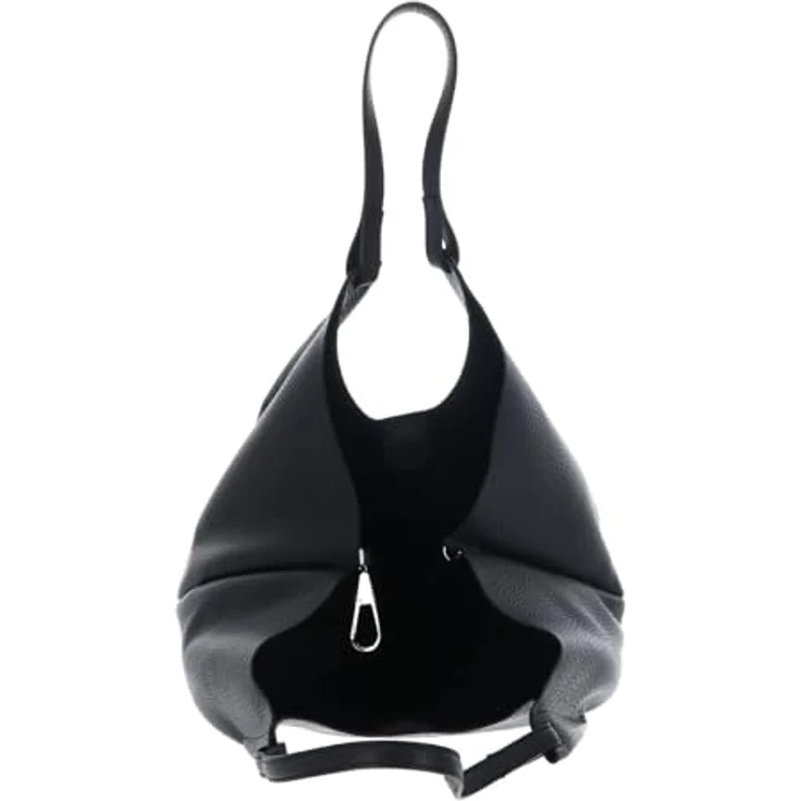 GIANNI CHIARINI Dua Shopper Set, 2-tlg. Shopping Bag aus echtem Rindsleder, Nero, mit geräumigem Hauptfach und Utensilientasche – Bild 6