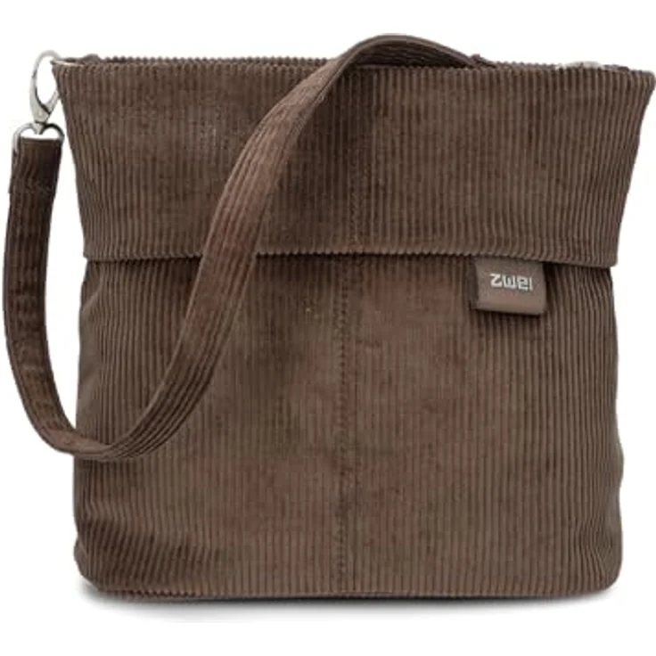 Zwei Mademoiselle.M Schultertasche, 25 cm, braun, 100% Polyurethan – Bild 3
