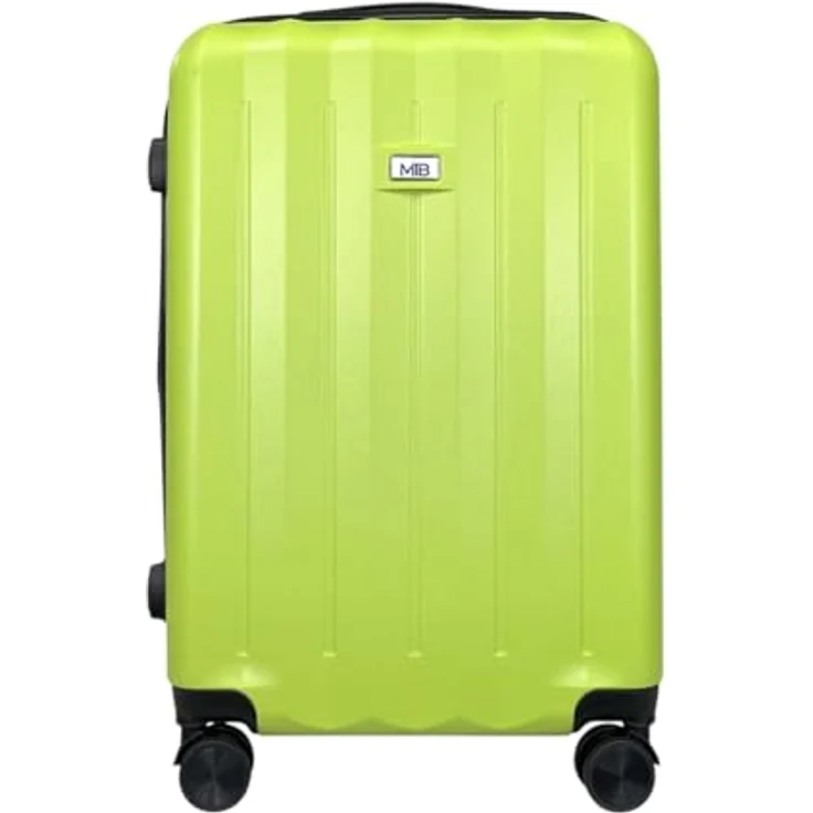 MY TRAVEL BAG ABS Hartschalen-Koffer Trolley Reisekoffer Tasche (Handgepäck-Mittel-Groß-Set) Zwillingsrollen (Grün, Handgepäck (55cm)) – Bild 2